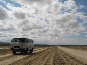 En Route in Central Kazakhstan