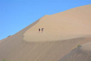 Singing Dune in Altyn Emel National park, Kazakhstan