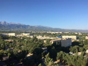 Panorama over Almaty, Kazakhstan