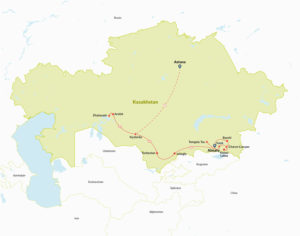 Tour Route in Kazakhstan